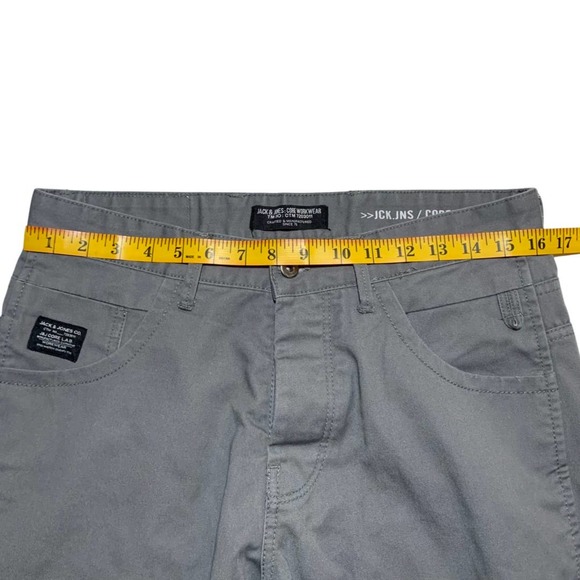 Jack & Jones | Men | Core Workwear Gray Anti Fit Denim Pants | 32x32 - Picture 3 of 15